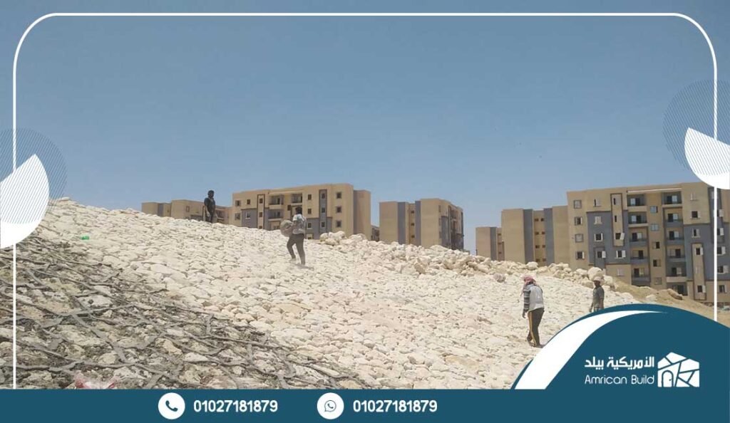 مميزات حجر الدبش الأسمنتي