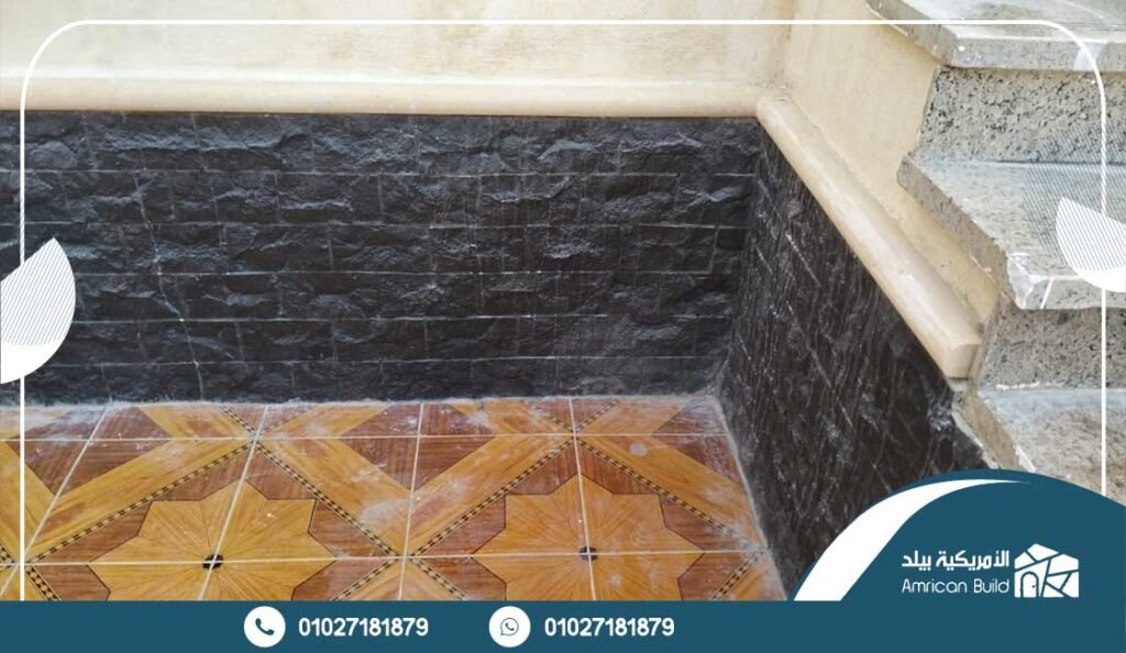 استخدام حجر البازلت في الممرات والأرصفة والحدائق